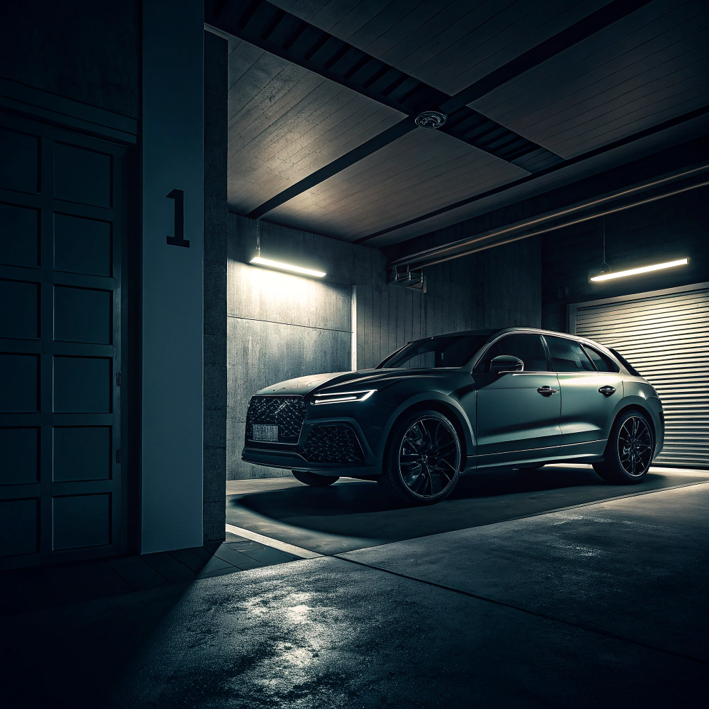 digital dark style image to show car tracker system